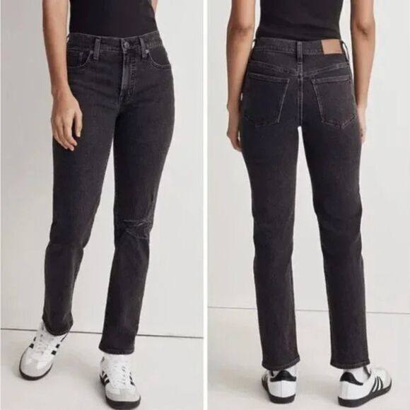 NEW Madewell The Mid-Rise‎ Perfect Vintage Straight Jean in Rosella Wash, 24 - Picture 1 of 16